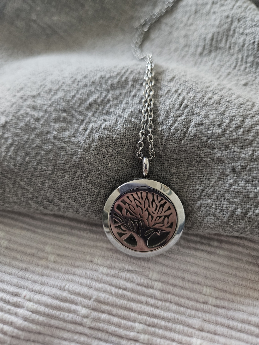 Sterling Silver Tree of Life Locket Necklace